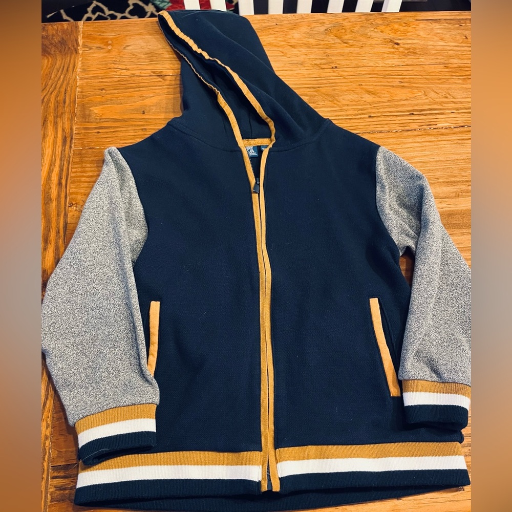 Size 6.  Zip Up Hooded Jacket